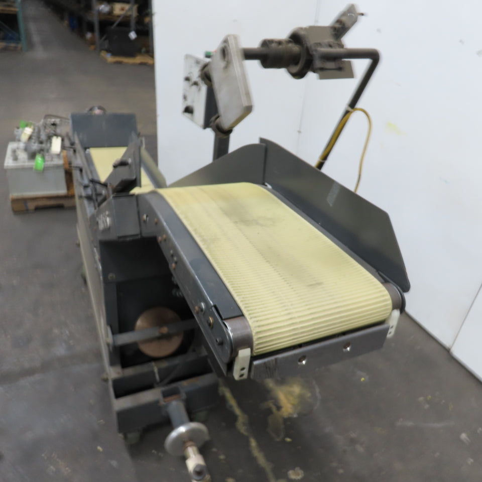 Goss 7' x9" W Variable Speed 2-Section Incline Belt Conveyor 115V 1PH 18/50FPM