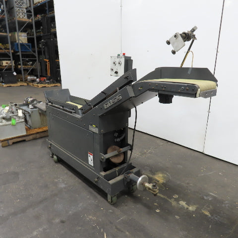 Goss 7' x9" W Variable Speed 2-Section Incline Belt Conveyor 115V 1PH 18/50FPM