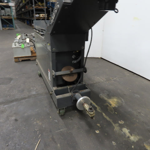 Goss 7' x9" W Variable Speed 2-Section Incline Belt Conveyor 115V 1PH 18/50FPM