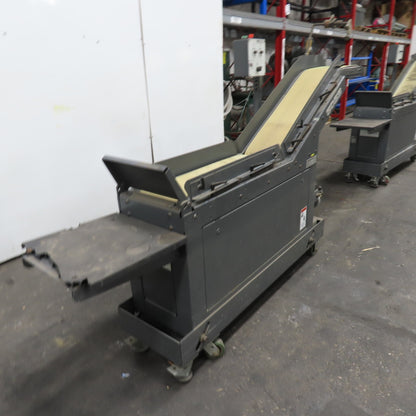 Goss 7' x9" W Variable Speed 2-Section Incline Belt Conveyor 115V 1PH 18/50FPM