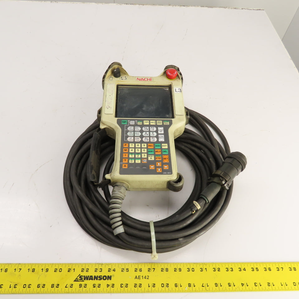 Nachi U30-B01 Robot Teach Pendant Controller W/ 15m Cable