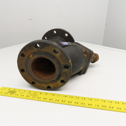 Mueller Steam Model 758 4" x 4" x 2" NPT Cast Iron Wye Y Strainer