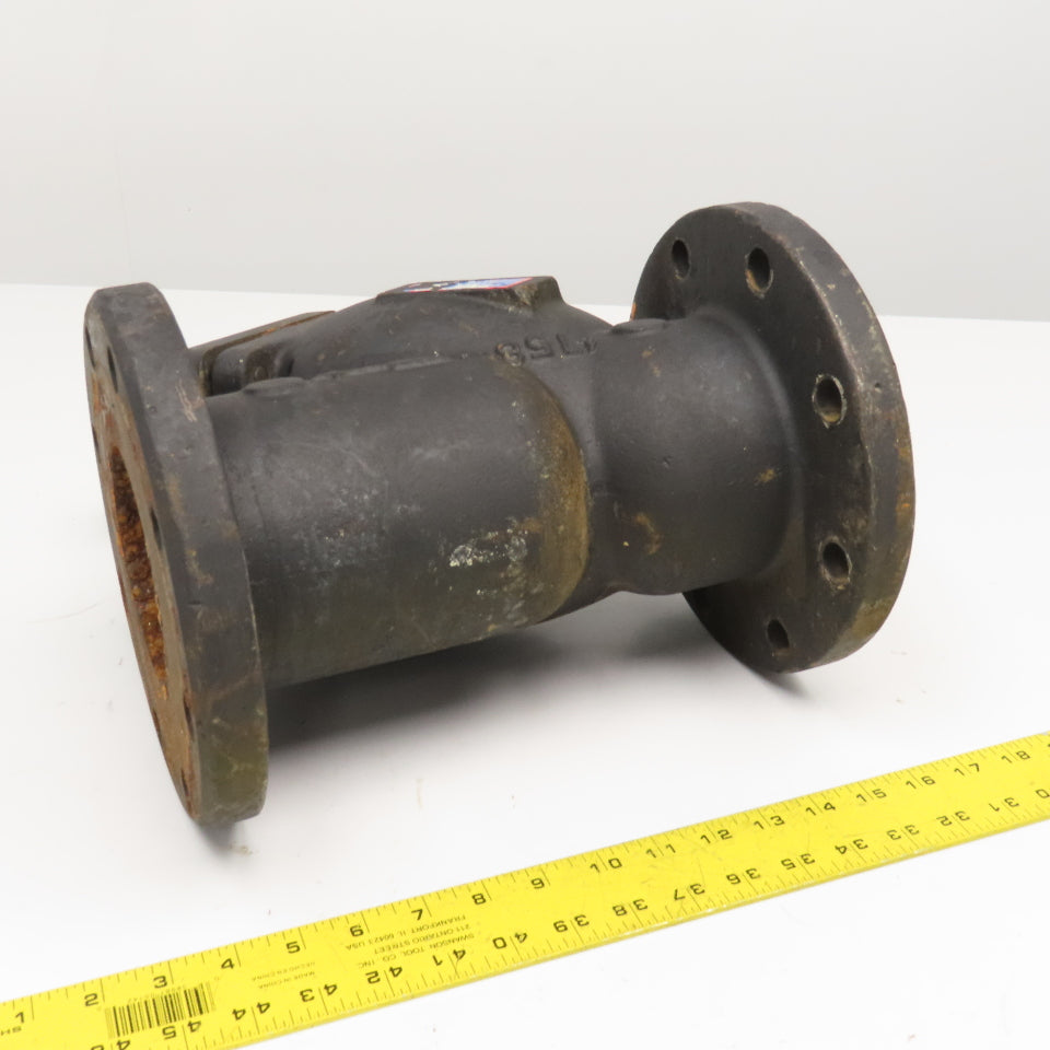 Mueller Steam Model 758 4" x 4" x 2" NPT Cast Iron Wye Y Strainer