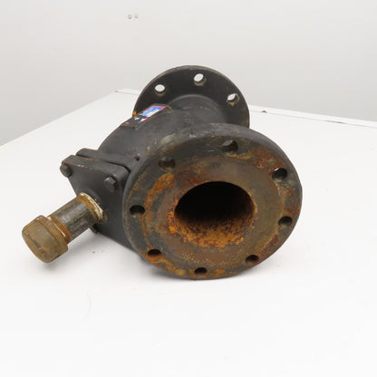 Mueller Steam Model 758 4" x 4" x 2" NPT Cast Iron Wye Y Strainer