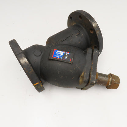Mueller Steam Model 758 4" x 4" x 2" NPT Cast Iron Wye Y Strainer