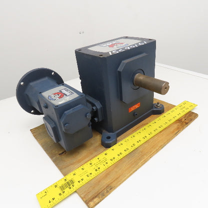 Ohio Gear DM832-500-56-R 500:1 Ratio Right Angle Gear Reducer .5Hp 1464Ft/Lbs.