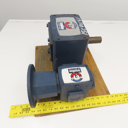 Ohio Gear DM832-500-56-R 500:1 Ratio Right Angle Gear Reducer .5Hp 1464Ft/Lbs.