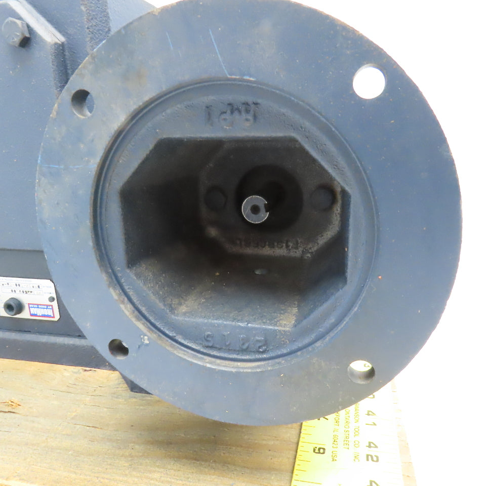 Ohio Gear DM832-500-56-R 500:1 Ratio Right Angle Gear Reducer .5Hp 1464Ft/Lbs.