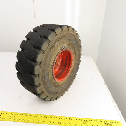 Continental 54600 CSE-Robust SC 18 Forklift Tire & Rim 180/70-8 5-Lug 4.33 R-8