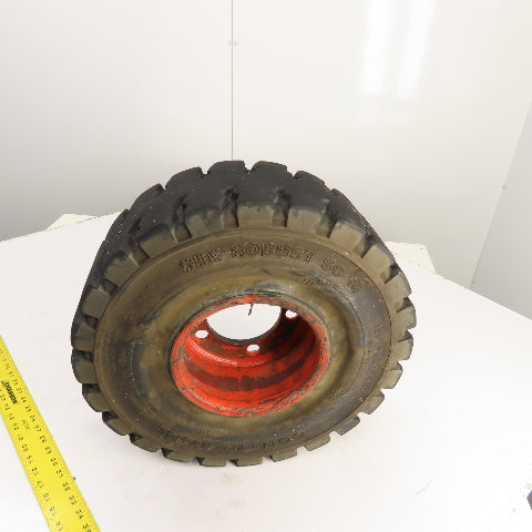 Continental 54600 CSE-Robust SC 18 Forklift Tire & Rim 180/70-8 5-Lug 4.33 R-8