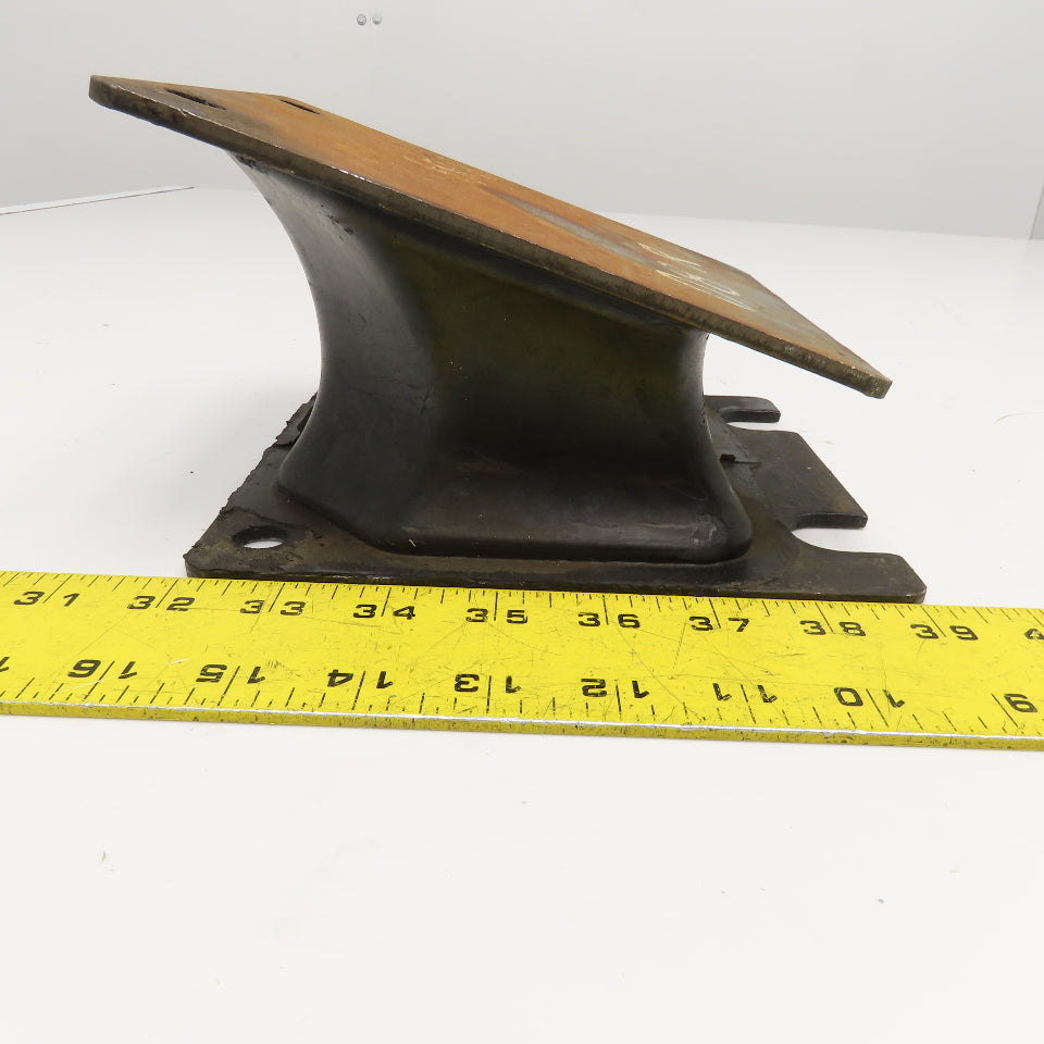 6Y9508 7-1/4" x 6-1/4" Steel Plate Rubber Pad D8 R