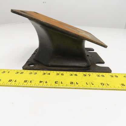6Y9508 7-1/4" x 6-1/4" Steel Plate Rubber Pad D8 R