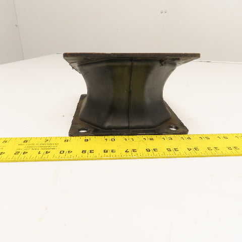 6Y9509 7-1/4" x 6-1/4" Steel Plate Rubber Pad D8 R