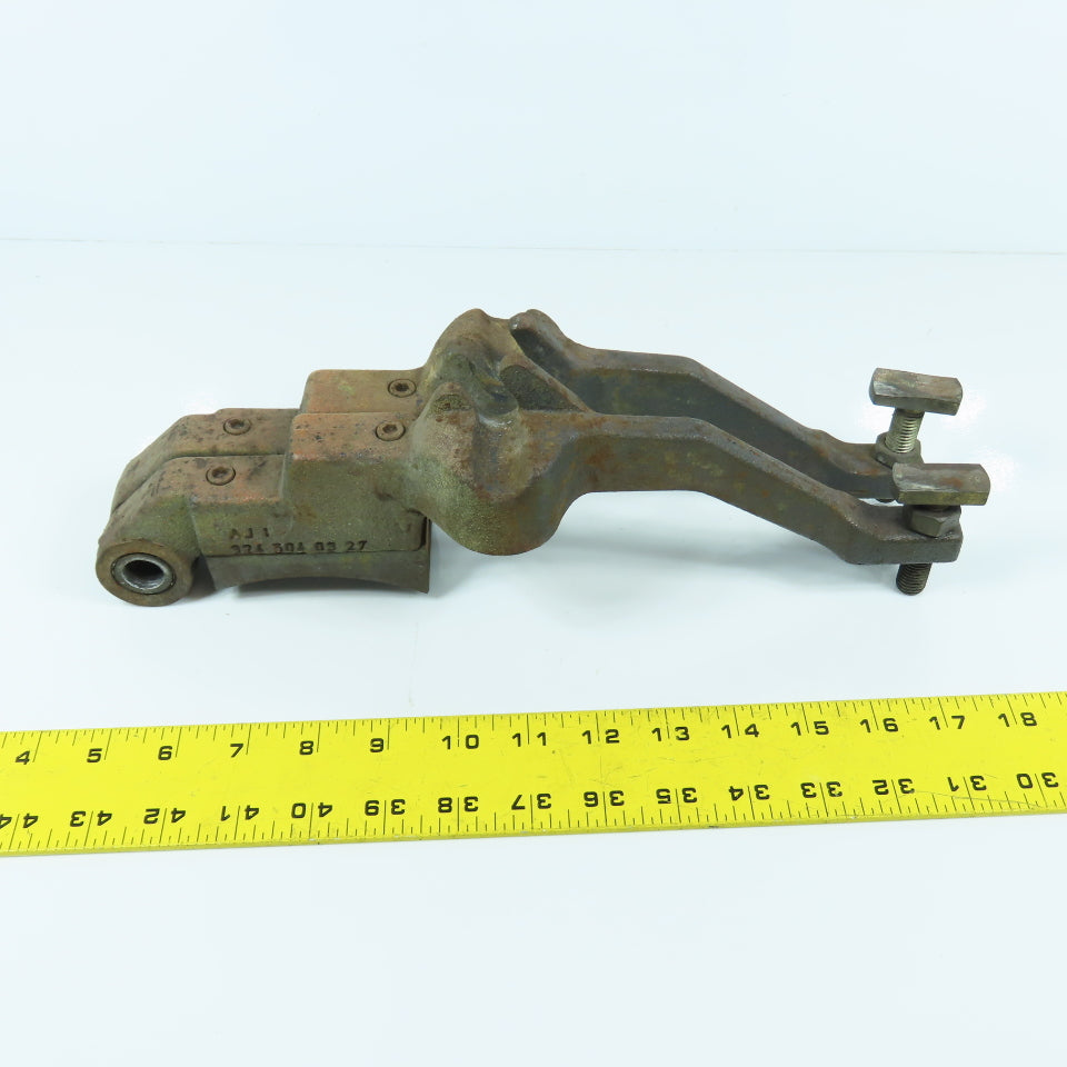 Linde 124 504 03 27 Brake Shoe Holder Assembly From An Electric Forklift E15S