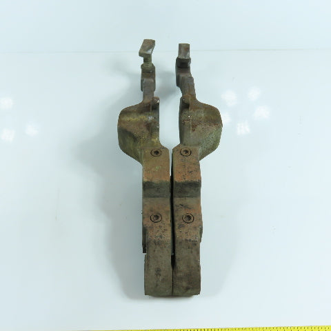 Linde 124 504 03 27 Brake Shoe Holder Assembly From An Electric Forklift E15S