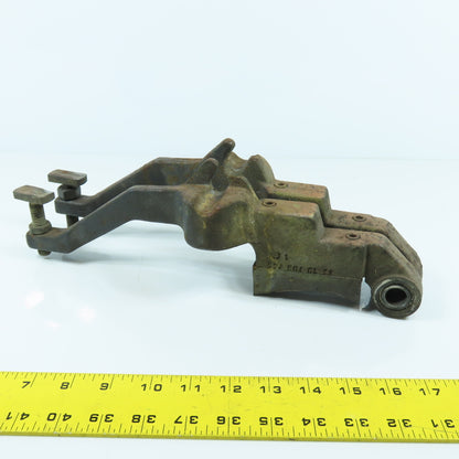 Linde 124 504 03 27 Brake Shoe Holder Assembly From An Electric Forklift E15S