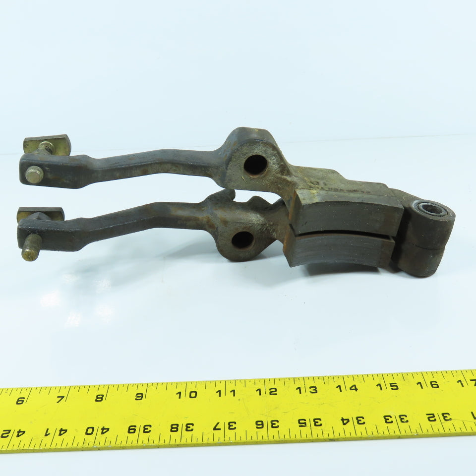 Linde 124 504 03 27 Brake Shoe Holder Assembly From An Electric Forklift E15S