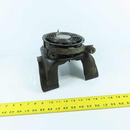 Linde E15S 48V Cooling Fan & Holder Assembly From An Electric Forklift