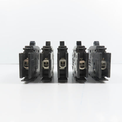 Square D Type QOU Single 1 Pole 10A Circuit Breaker 120/240VAC Lot Of 5