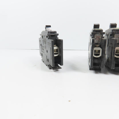 Square D Type QOU Single 1 Pole 20A Circuit Breaker 120/240VAC Lot Of 5