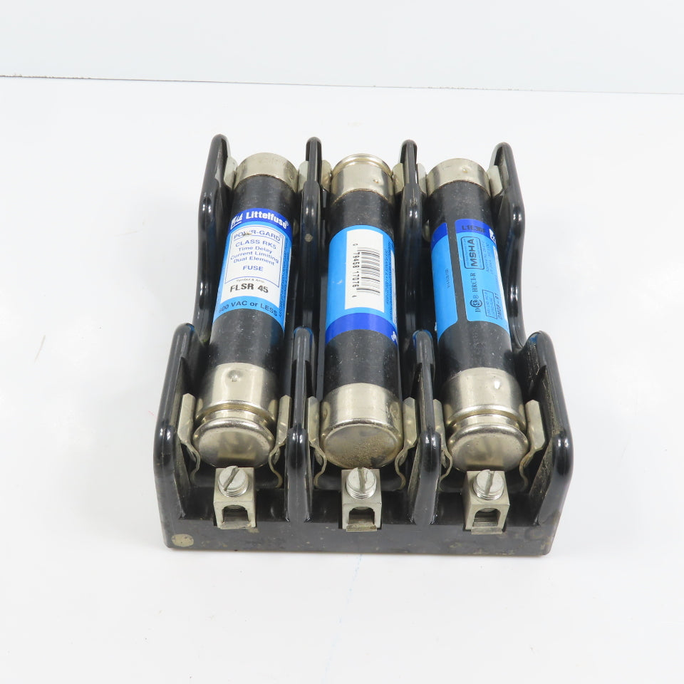 Marathon 6F60A3B 3 Pole 60A Fuse Holder 600V Class H W/ (45A Fuses)