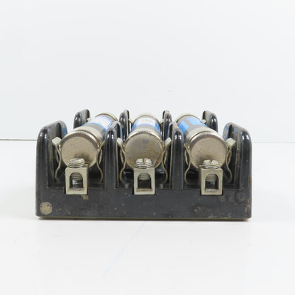 Marathon 6F60A3B 3 Pole 60A Fuse Holder 600V Class H W/ (45A Fuses)