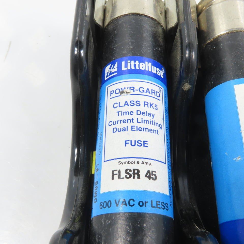 Marathon 6F60A3B 3 Pole 60A Fuse Holder 600V Class H W/ (45A Fuses)