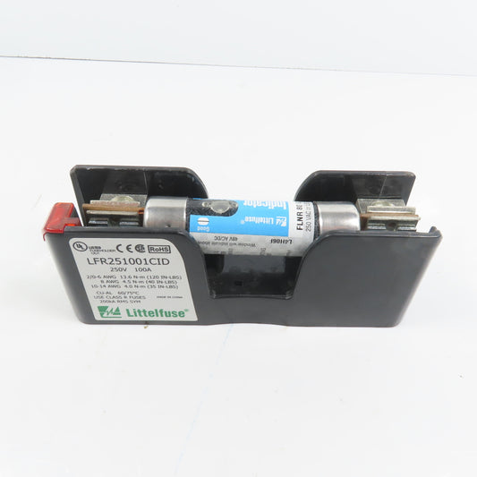 Littlefuse LFR251001CID 1 Pole 100A 250V Class R Fuse Holder (80A Fuse)