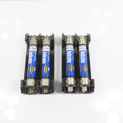 Littlefuse LR60030-2PR 2 Pole 30A 600V Class R Fuse Holder W/ Fuses Lot Of 2