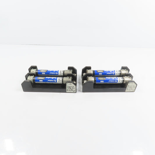 Littlefuse LR60030-2PR 2 Pole 30A 600V Class R Fuse Holder W/ Fuses Lot Of 2