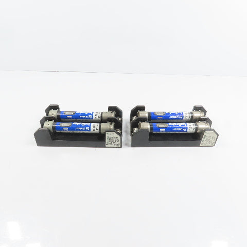 Littlefuse LR60030-2PR 2 Pole 30A 600V Class R Fuse Holder W/ Fuses Lot Of 2