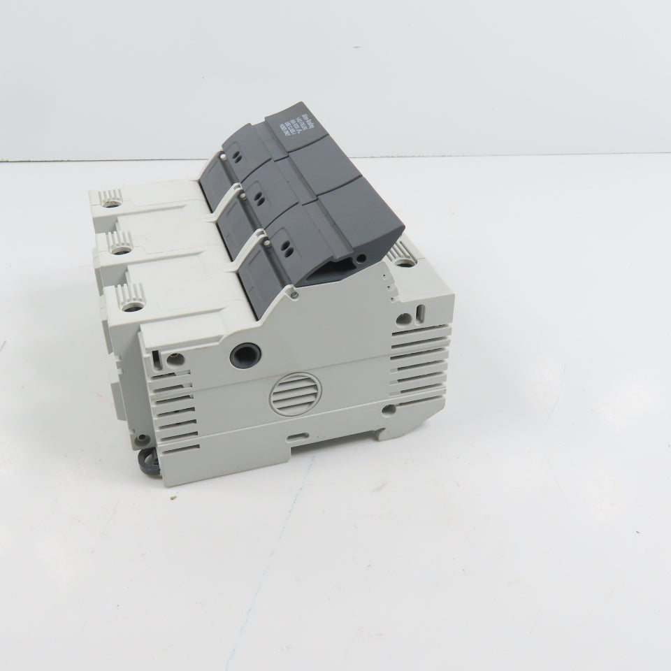 Allen Bradley 1492-FB3J60 Ser B 60A 600V 3-PoleClass J Fuse Holder W/ 35A Fuses