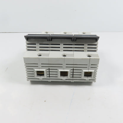 Allen Bradley 1492-FB3J60 Ser B 60A 600V 3-PoleClass J Fuse Holder W/ 35A Fuses