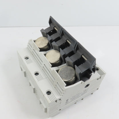 Allen Bradley 1492-FB3J60 Ser B 60A 600V 3-PoleClass J Fuse Holder W/ 35A Fuses
