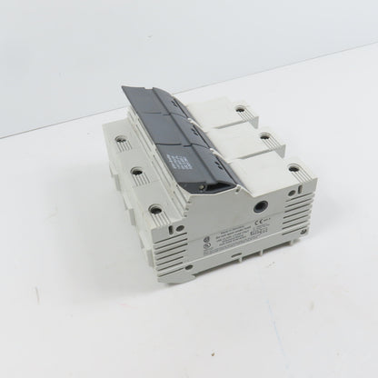 Allen Bradley 1492-FB3J60 Ser B 60A 600V 3-PoleClass J Fuse Holder W/ 35A Fuses