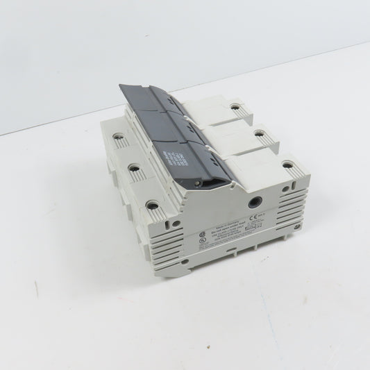 Allen Bradley 1492-FB3J60 Ser B 60A 600V 3-PoleClass J Fuse Holder W/ 35A Fuses
