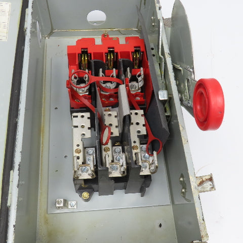 Eaton DH362FDK 60A 600VAC 250VDC 3 Pole Fused Safety Disconnect Switch