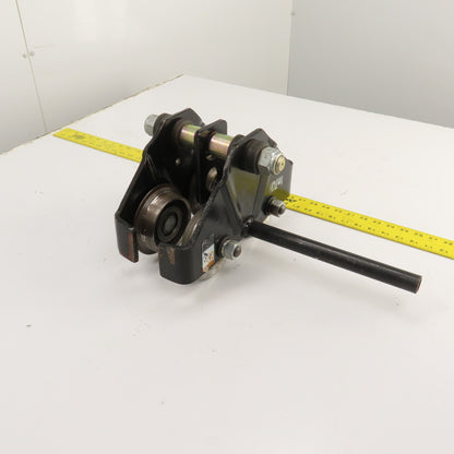 1 Ton Manual Ball Bearing Push/Pull Hoist Beam Trolley 2-3/4" To 6"