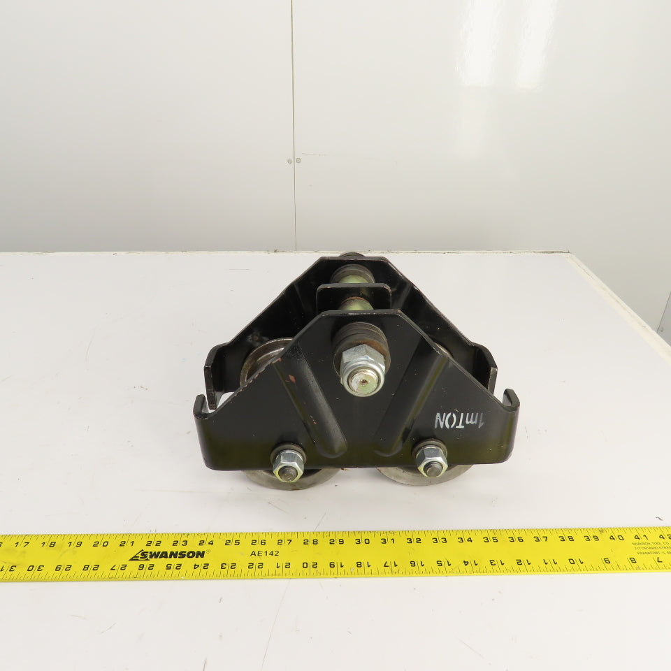 1 Ton Manual Ball Bearing Push/Pull Hoist Beam Trolley 2-3/4" To 6"