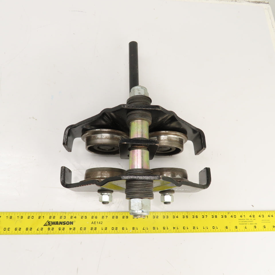 1 Ton Manual Ball Bearing Push/Pull Hoist Beam Trolley 2-3/4" To 6"