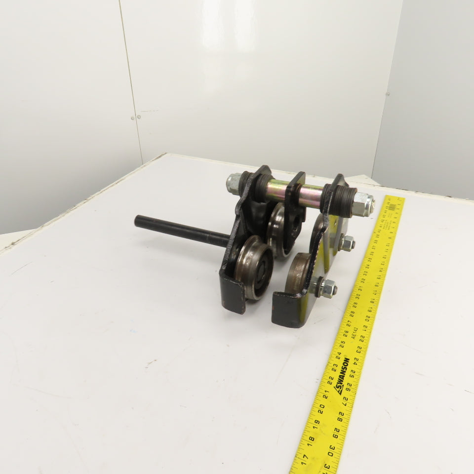 1 Ton Manual Ball Bearing Push/Pull Hoist Beam Trolley 2-3/4" To 6"