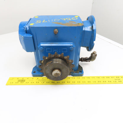 Ohio Gear MQ140 Uniline 2000 150-B9:1 Ratio 11.6RPM Output Left Hand Gearbox