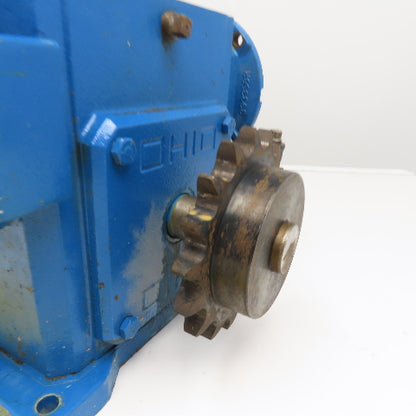 Ohio Gear MQ140 Uniline 2000 150-B9:1 Ratio 11.6RPM Output Left Hand Gearbox