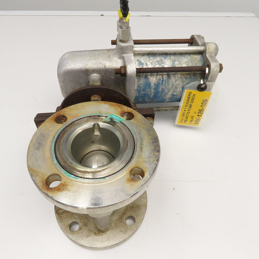 Jamesbury ST200 B 3" Stainless Steel Flange Mount Ball Valve Pneumatic Actuator