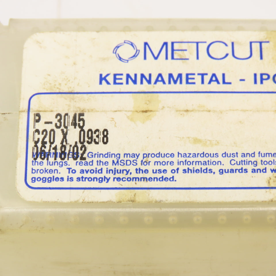 Metcut P-3045 Kennametal IPG C20 x .0938 1-5/16" Piloted Countersink