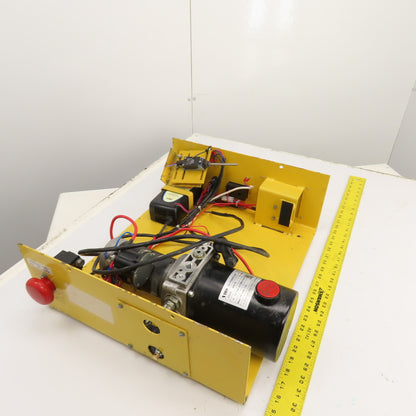 Vestil Vibo 058-16 12VDC Hydraulic Power Unit For Lift Tables 1.5L W/ Charger
