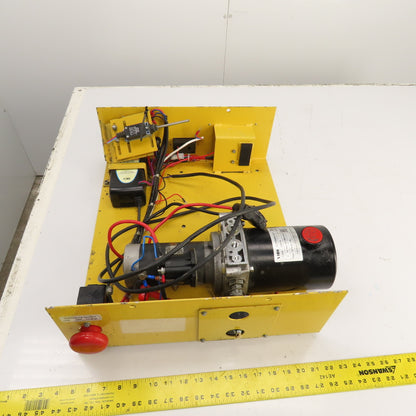 Vestil Vibo 058-16 12VDC Hydraulic Power Unit For Lift Tables 1.5L W/ Charger