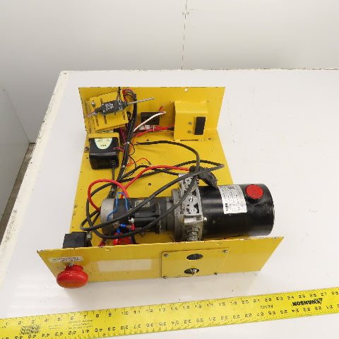 Vestil Vibo 058-16 12VDC Hydraulic Power Unit For Lift Tables 1.5L W/ Charger