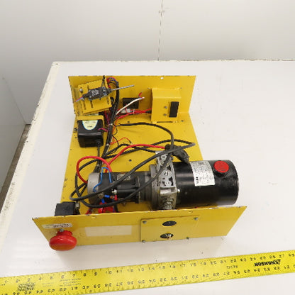 Vestil Vibo 058-16 12VDC Hydraulic Power Unit For Lift Tables 1.5L W/ Charger