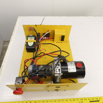 Vestil Vibo 058-16 12VDC Hydraulic Power Unit For Lift Tables 1.5L W/ Charger